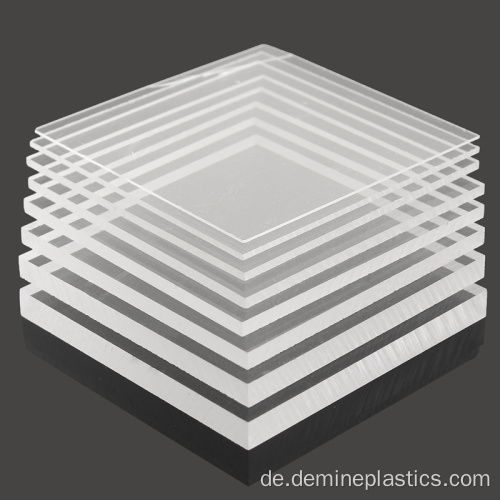 Flammwidrige massive Polycarbonatplatte